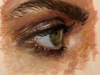 Eye in acrylics