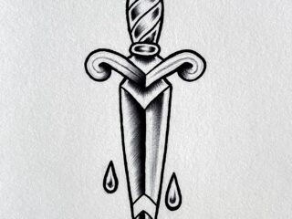 Traditional inspired dagger